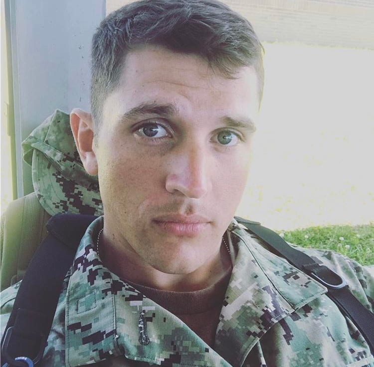 A veteran in uniform